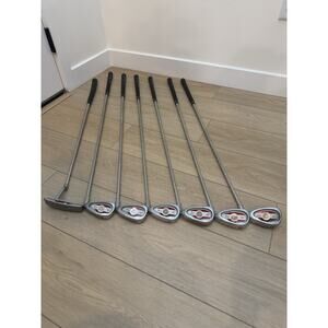 John Daly Ti-Matrix Iron Set 4-9 Plus Putter 7 Clubs Right-Handed Steel Shafts
